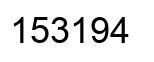 Número 153194 imagen negro