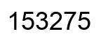 Número 153275 imagen negro