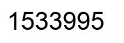 Número 1533995 imagen negro