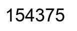 Número 154375 imagen negro