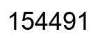 Número 154491 imagen negro