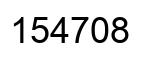 Número 154708 imagen negro