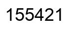 Número 155421 imagen negro