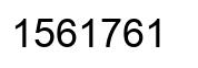 Número 1561761 imagen negro