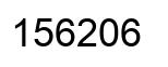 Número 156206 imagen negro