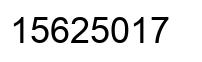 Número 15625017 imagen negro