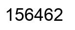 Número 156462 imagen negro