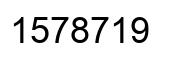 Número 1578719 imagen negro