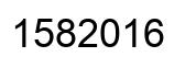 Number 1582016 black image