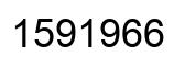 Number 1591966 black image