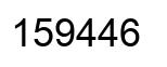 Número 159446 imagen negro