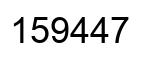 Número 159447 imagen negro
