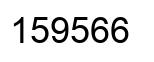 Número 159566 imagen negro