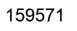 Número 159571 imagen negro