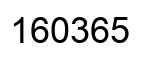 Número 160365 imagen negro