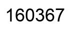 Número 160367 imagen negro