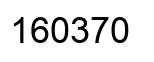 Número 160370 imagen negro