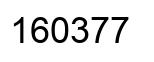 Número 160377 imagen negro