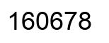 Número 160678 imagen negro