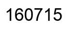 Number 160715 black image