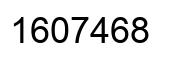 Número 1607468 imagen negro