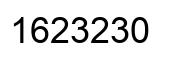 Número 1623230 imagen negro