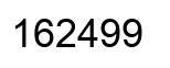 Número 162499 imagen negro