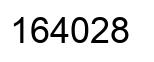 Número 164028 imagen negro