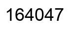 Número 164047 imagen negro