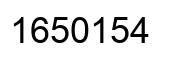 Número 1650154 imagen negro