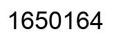 Número 1650164 imagen negro