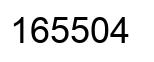 Número 165504 imagen negro