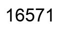 Number 16571 black image