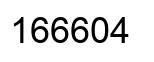 Número 166604 imagen negro