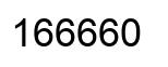 Número 166660 imagen negro