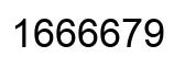 Número 1666679 imagen negro