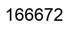 Número 166672 imagen negro