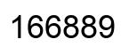 Number 166889 black image