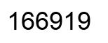 Number 166919 black image