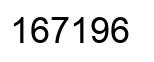 Number 167196 black image