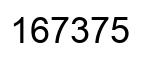 Número 167375 imagen negro