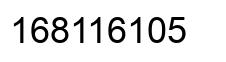 Number 168116105 black image