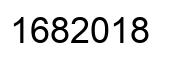 Number 1682018 black image