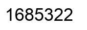 Número 1685322 imagen negro