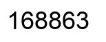 Número 168863 imagen negro