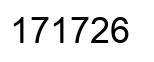 Número 171726 imagen negro
