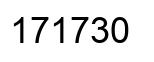 Número 171730 imagen negro