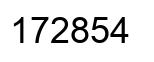 Número 172854 imagen negro