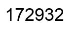 Número 172932 imagen negro