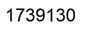 Número 1739130 imagen negro